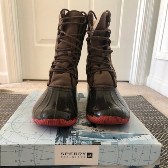 Sperry Top-Sider x J. Crew winter Shearwater boots - Picture 1 of 5